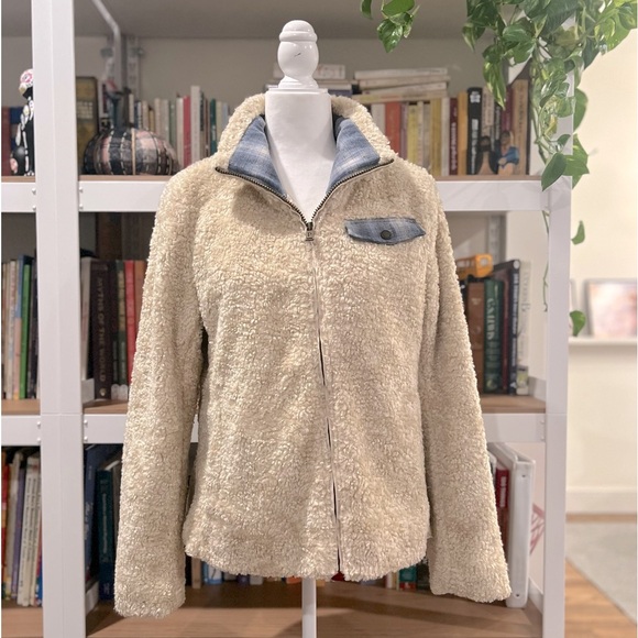 Pendleton Sherpa Shearling Fleece Teddy Bear Women’s Jacket Size Medium - Picture 1 of 6